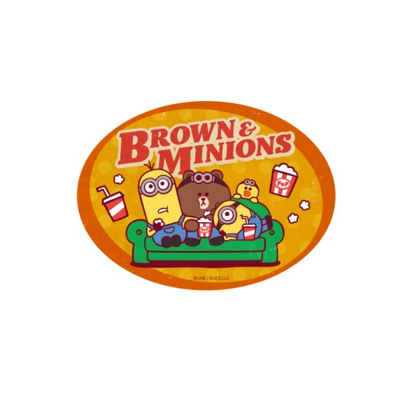 Brown Minions トラベルステッカー 2 エンスカイショップ