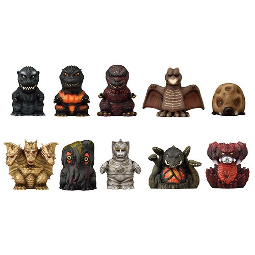 Godzilla Soft vinyl puppet mascot [1BOX 10 packs] | Ensky shop