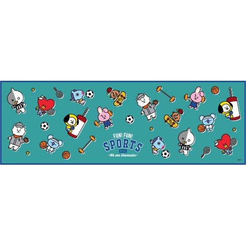 BT21 ふるクールタオル /(2)ブルー