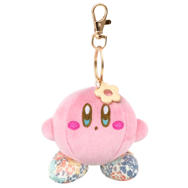 星のカービィ リバティプリント キーホルダーマスコット 受注生産商品 エンスカイショップ