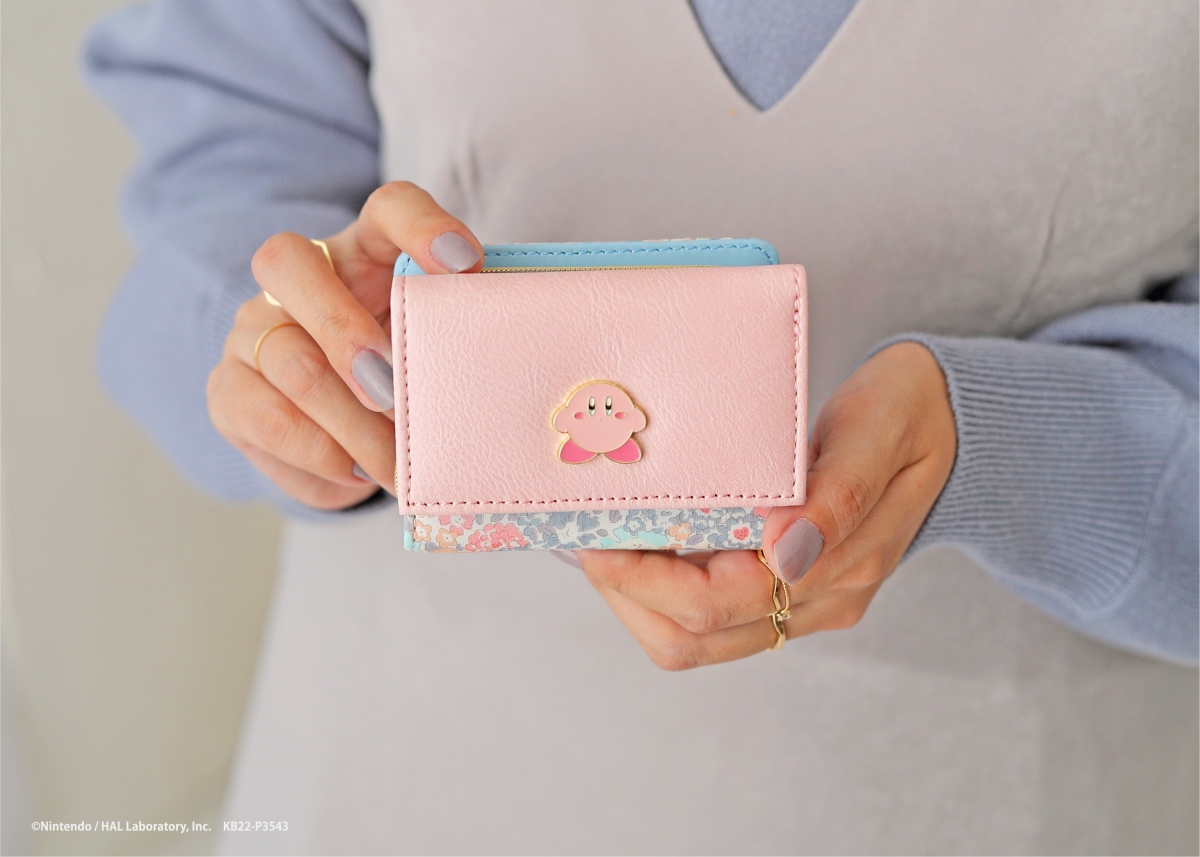 星のカービィ リバティプリント ミニウォレット 受注生産商品 エンスカイショップ