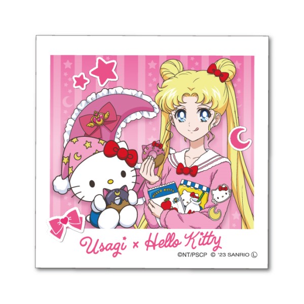 Sailor Moon series x Sanrio Characters die-cut sticker mini