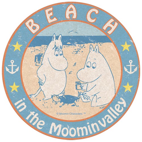 ムーミン トラベルステッカー / 浜辺(7)