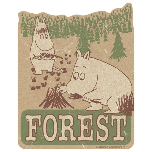 ムーミン トラベルステッカー / 森(8)