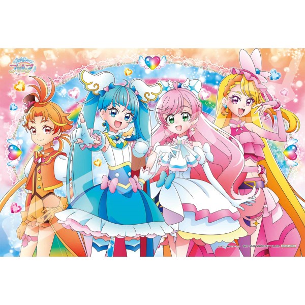 ひろがるスカイ! プリキュア ジグソーパズル108ラージピース【虹へ向かって】108-L788