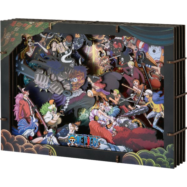 One Piece Paper Theater Kit - Japanese Paper Craft Model With Character Scene