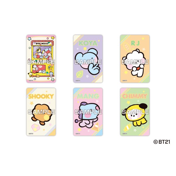 BT21 minini デコステッカーガムつき【1BOX 20パック入り】 ｜ エンスカイショップ