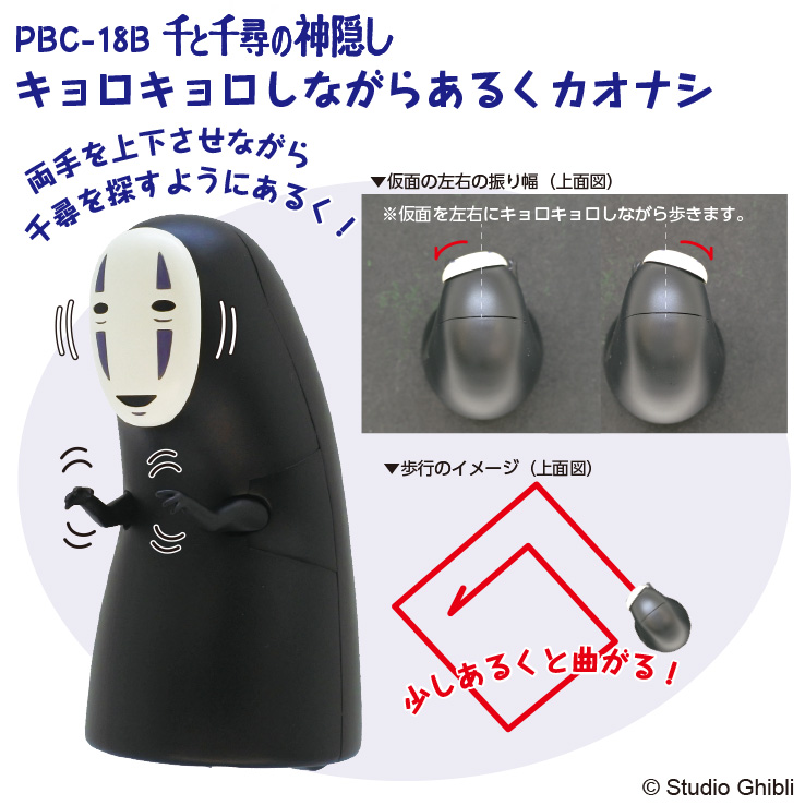 プルバックコレクション 千と千尋の神隠し キョロキョロしながら歩くカオナシ PBC-18B