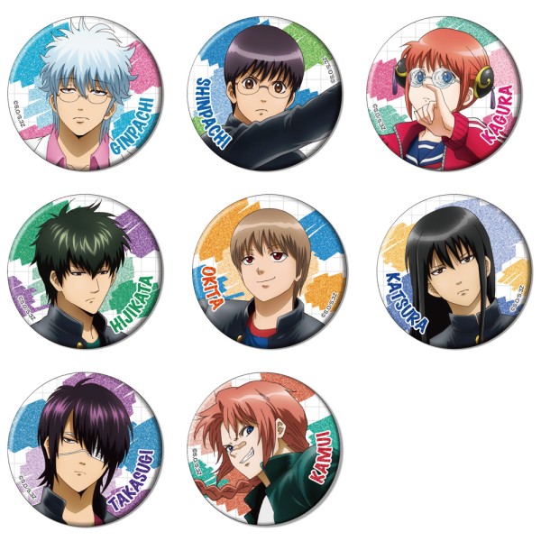 3年Z組銀八先生」 ラメキラカンバッジコレクション【1BOX 8