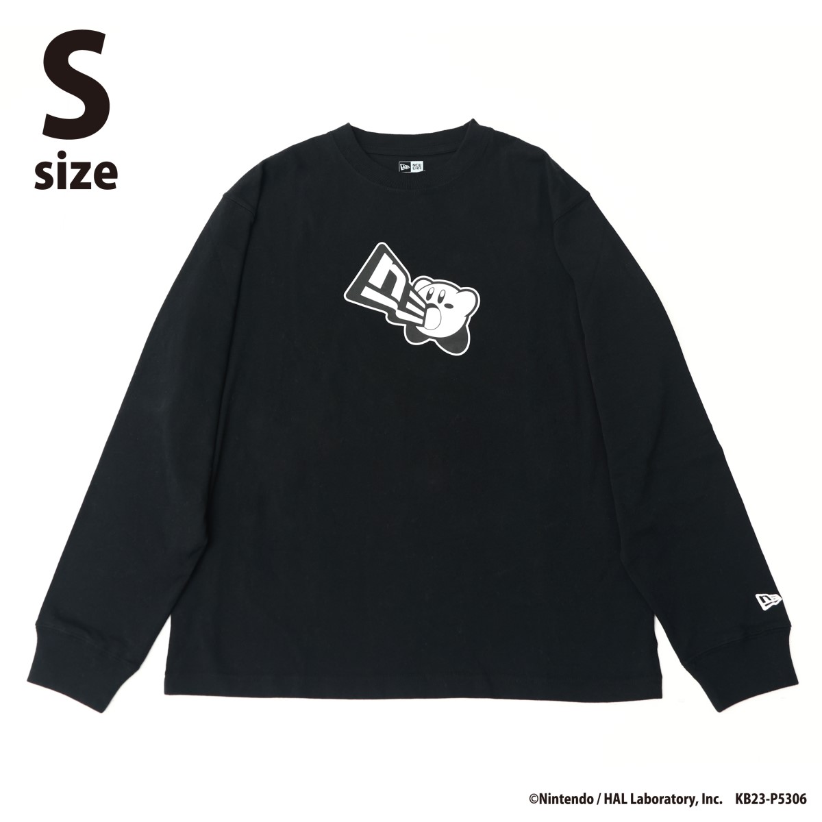 KIRBY NEW ERA collaboration long sleeve cotton T-shirt / size S ★Made ...