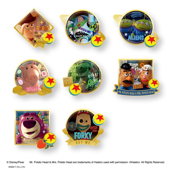 Toy Story pin badgecollection [8 pieces per display box] ｜ Ensky shop