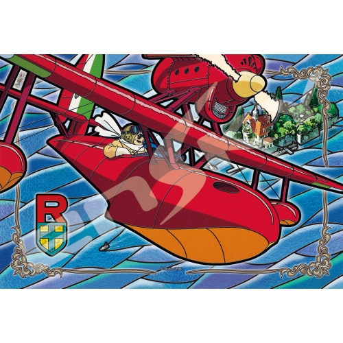 紅の豚 アートクリスタルジグソーパズル300ピース【アドリア海上空】300-AC038
