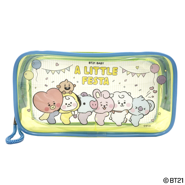 BT21 クリアペンケース / BABY A LITTLE FESTA ｜ エンスカイショップ