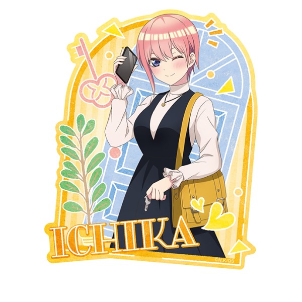 五等分の花嫁∽ トラベルステッカー /(1)中野 一花(ただいま)