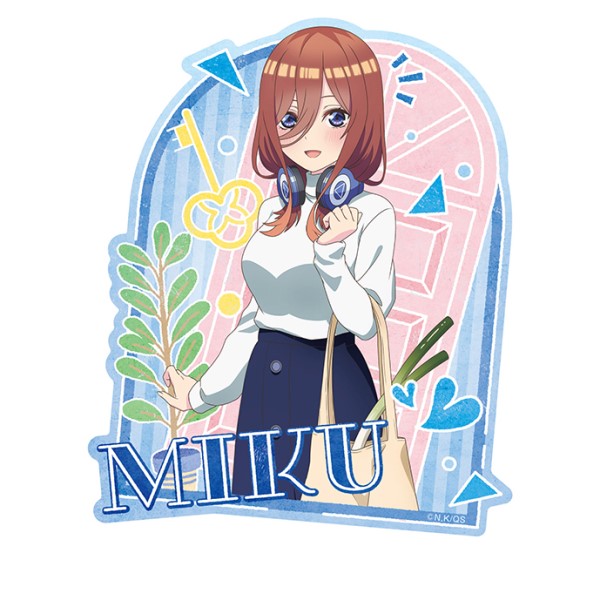 五等分の花嫁∽ トラベルステッカー /(3)中野 三玖(ただいま)