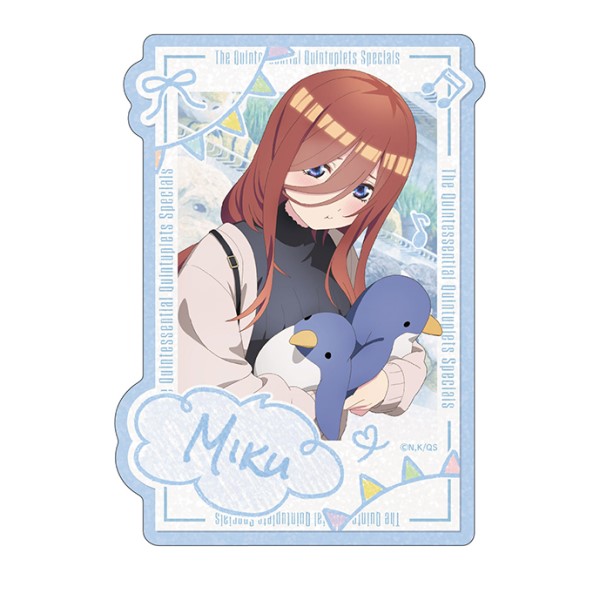 五等分の花嫁∽ トラベルステッカー /(8)中野 三玖(あなたと選びたい)