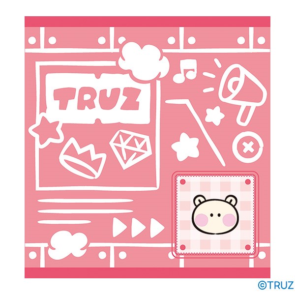 TRUZ TRUZminini ハンドタオル(ジャガードタイプ) /(8)RURU