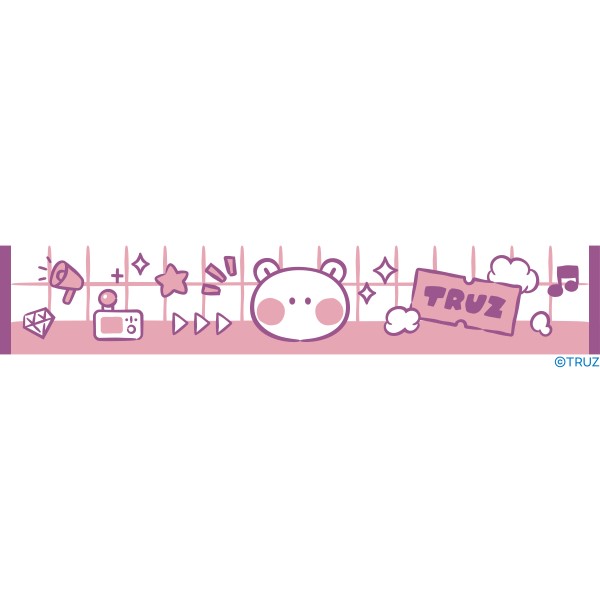TRUZ TRUZminini ロングタオル(ジャガードタイプ) /(8)RURU