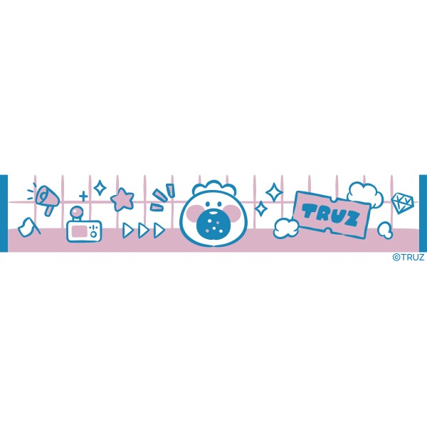 TRUZ TRUZminini ロングタオル(ジャガードタイプ) /(10)PODONG
