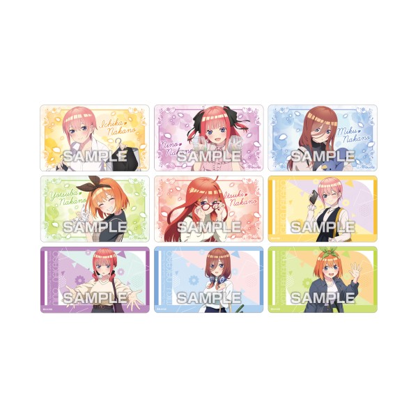 The Quintessential Quintuplets∽ Deco Stickers 2 with gum [20 ...