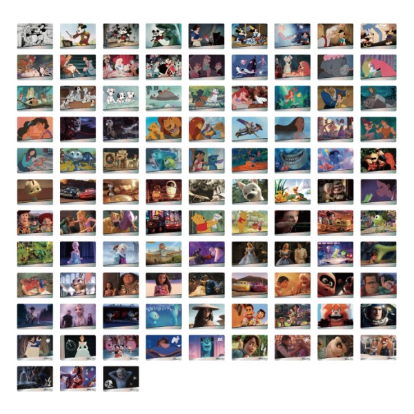 白雪姫ディズニー100 トレーディングコレクション 全102種類 コンプリート