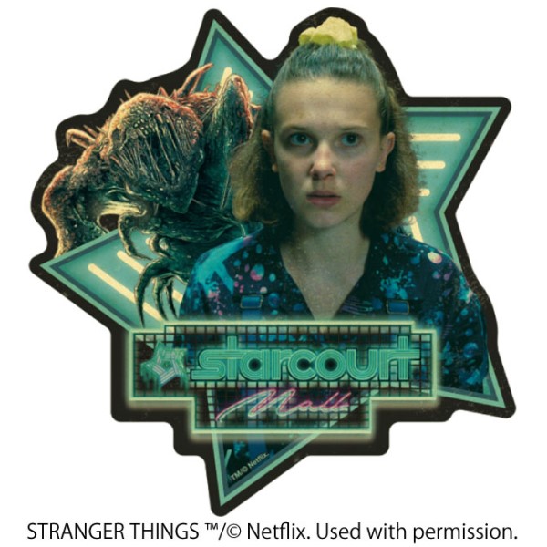 STRANGER THINGS トラベルステッカー /(1)STARCOURT MALL