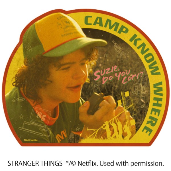 STRANGER THINGS トラベルステッカー /(2)DUSTIN