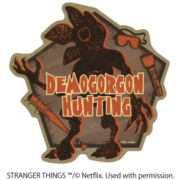 STRANGER THINGS トラベルステッカー /(7)DEMOGORGON HUNTING