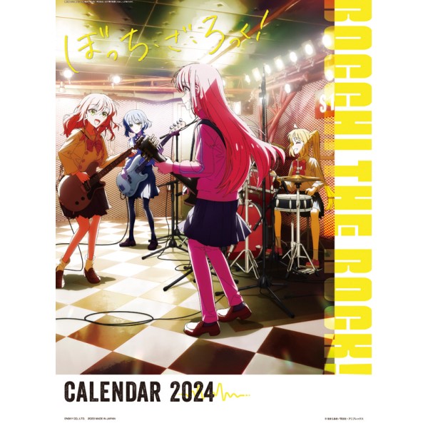 ぼっち・ざ・ろっく! 2024年 壁掛けカレンダー CL-052