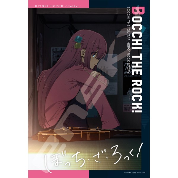 ぼっち・ざ・ろっく！タワレコ限定特典　後藤ひとりB2ポスター ぼっち・ざ・ろっく！ 描き下ろし B2タペストリー 後藤ひとり