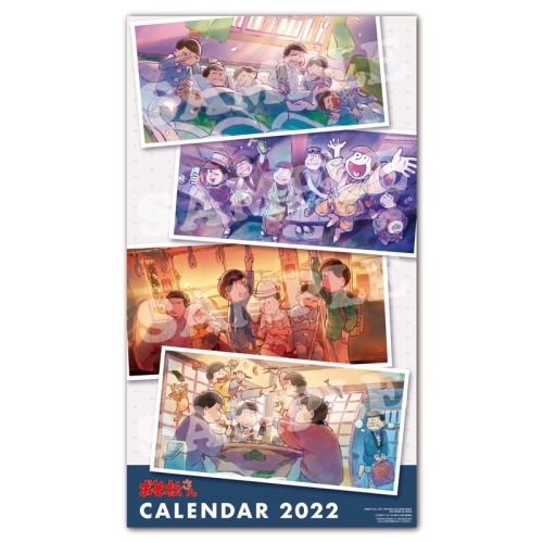 おそ松さん 22年 壁掛けカレンダー Cl 042 エンスカイショップ