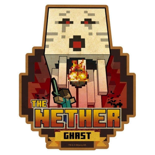 Minecraft マインクラフト トラベルステッカー 6 The Nether エンスカイショップ