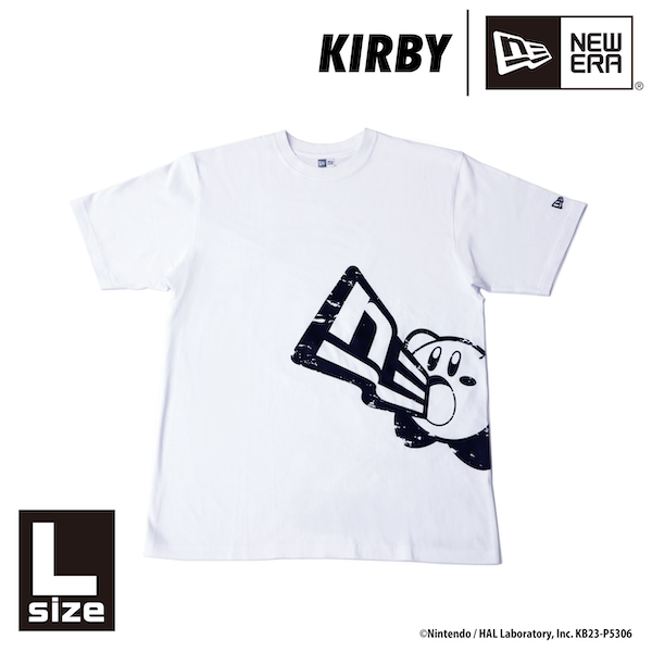 KIRBY NEW ERA コラボ半袖コットンTシャツ / Lサイズ ★受注生産商品★