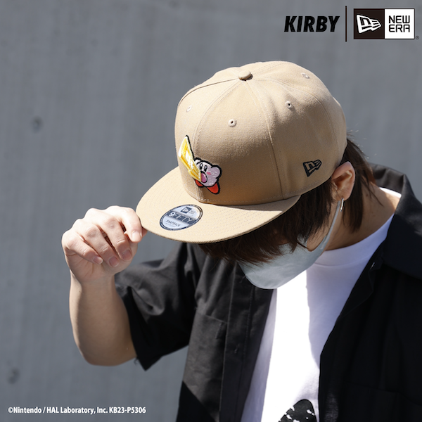 KIRBY NEW ERA コラボキャップ 9FIFTY LOGO / KHAKI ☆受注生産商品