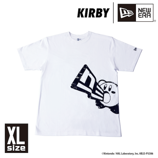 KIRBY NEW ERA コラボ半袖コットンTシャツ / XLサイズ ★受注生産商品★