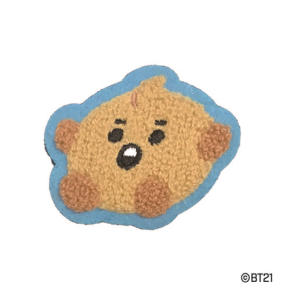 BT21 もこもこ刺繡バッジ /SHOOKY