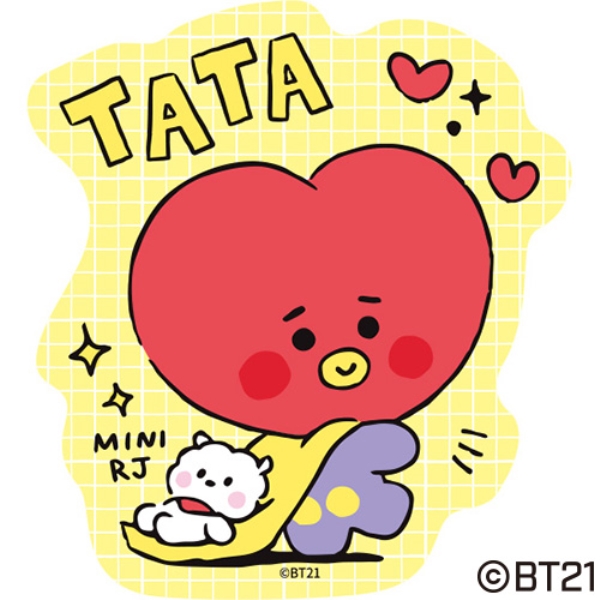 Bt21 ダイカットステッカーミニ My Little Buddy 6 Tata エンスカイショップ