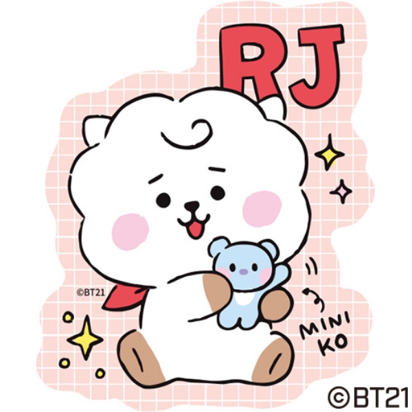 Bt21 ダイカットステッカーミニ My Little Buddy 2 Rj エンスカイショップ