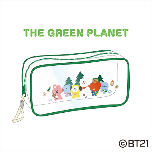 BT21 クリアペンケース /THE GREEN PLANET