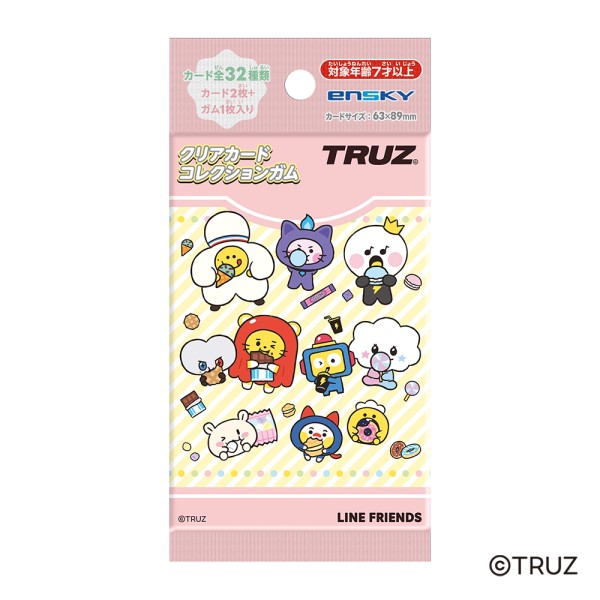 TRUZ クリアカードコレクションガム【1BOX 16パック入り】