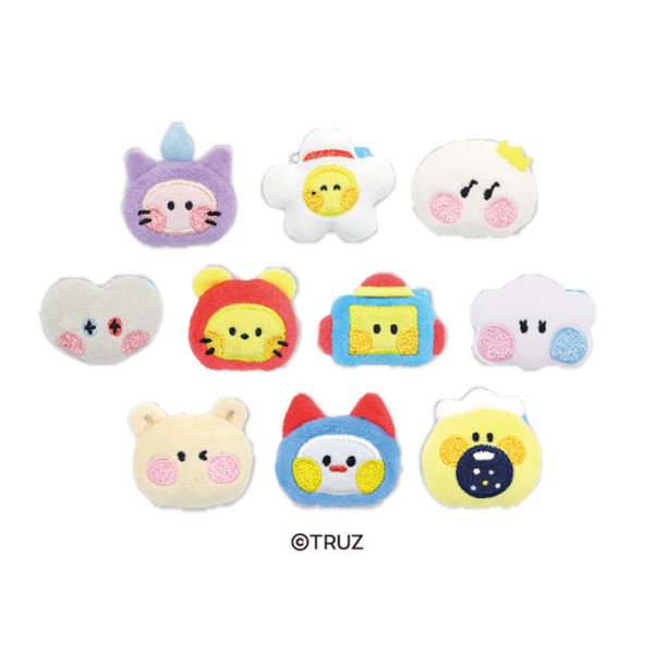 TRUZ TRUZ minini ふわふわバッジ /(4)BONBON | エンスカイショップ TRUZ TRUZ minini ふわふわバッジ /(4)BONBON | エンスカイショップ