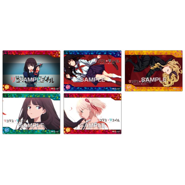 Lycoris Recoil clear card collection gum ◇ First production 