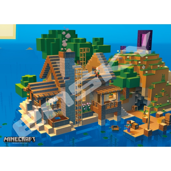 エンスカイ Minecraft Beach Cabin ジグソーパズル 500ピ