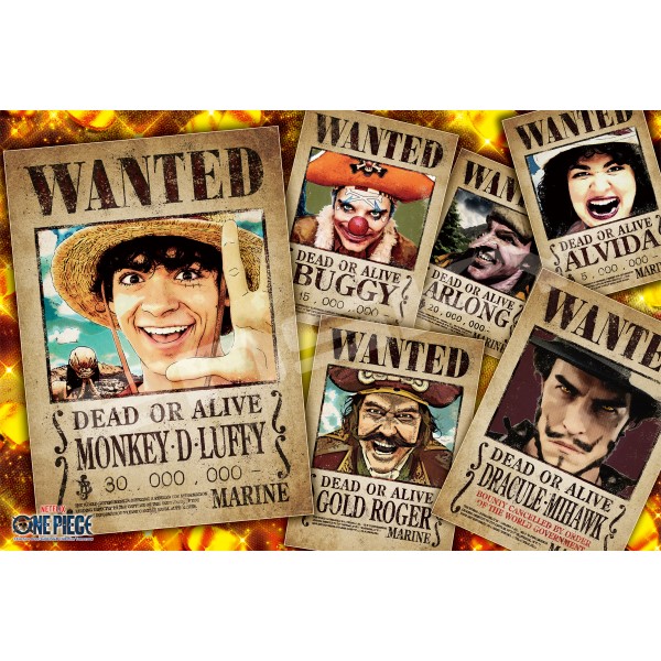 Netflix実写『ONE PIECE』 ジグソーパズル1000ピース 【WANTED POSTER】1000-593