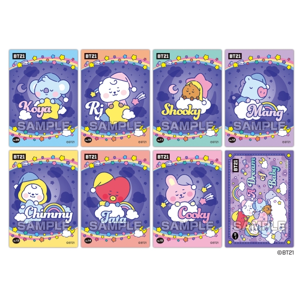 Bt21 クリアカードコレクションガム 1box16パック入り エンスカイショップ