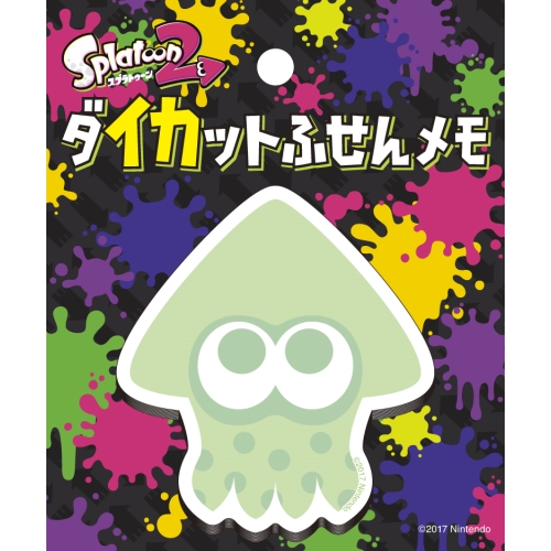 スプラトゥーン2 ダイカットふせんメモ イカ エンスカイショップ