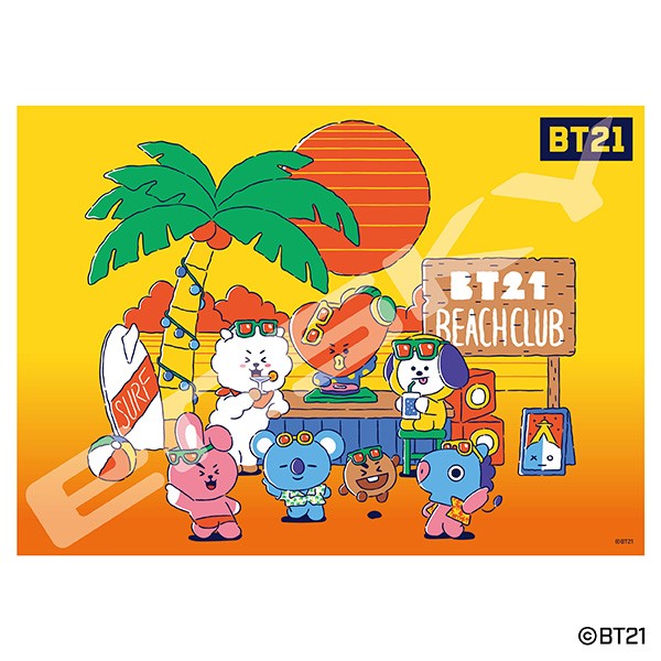 BT21 ジグソーパズル500ピース【SUNSET BEACH】500-502