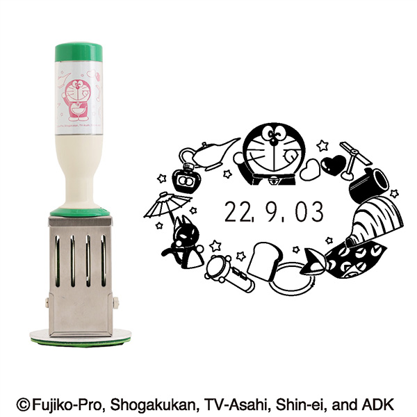 ドラえもん 日付印 秘密道具 小判型 |
