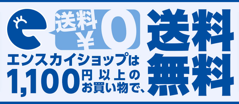 税込1,100円以上のお買い物で送料無料